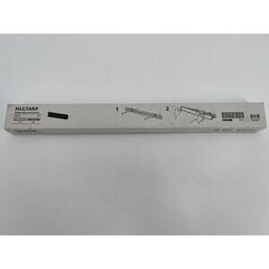 Ikea Hultarp Magnetic Wall Mounted Knife Rack Black 15" 804.444.42